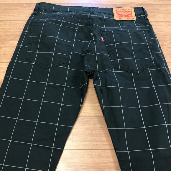 Levi’s 502 pants black gray size 32x32 - Picture 4 of 7